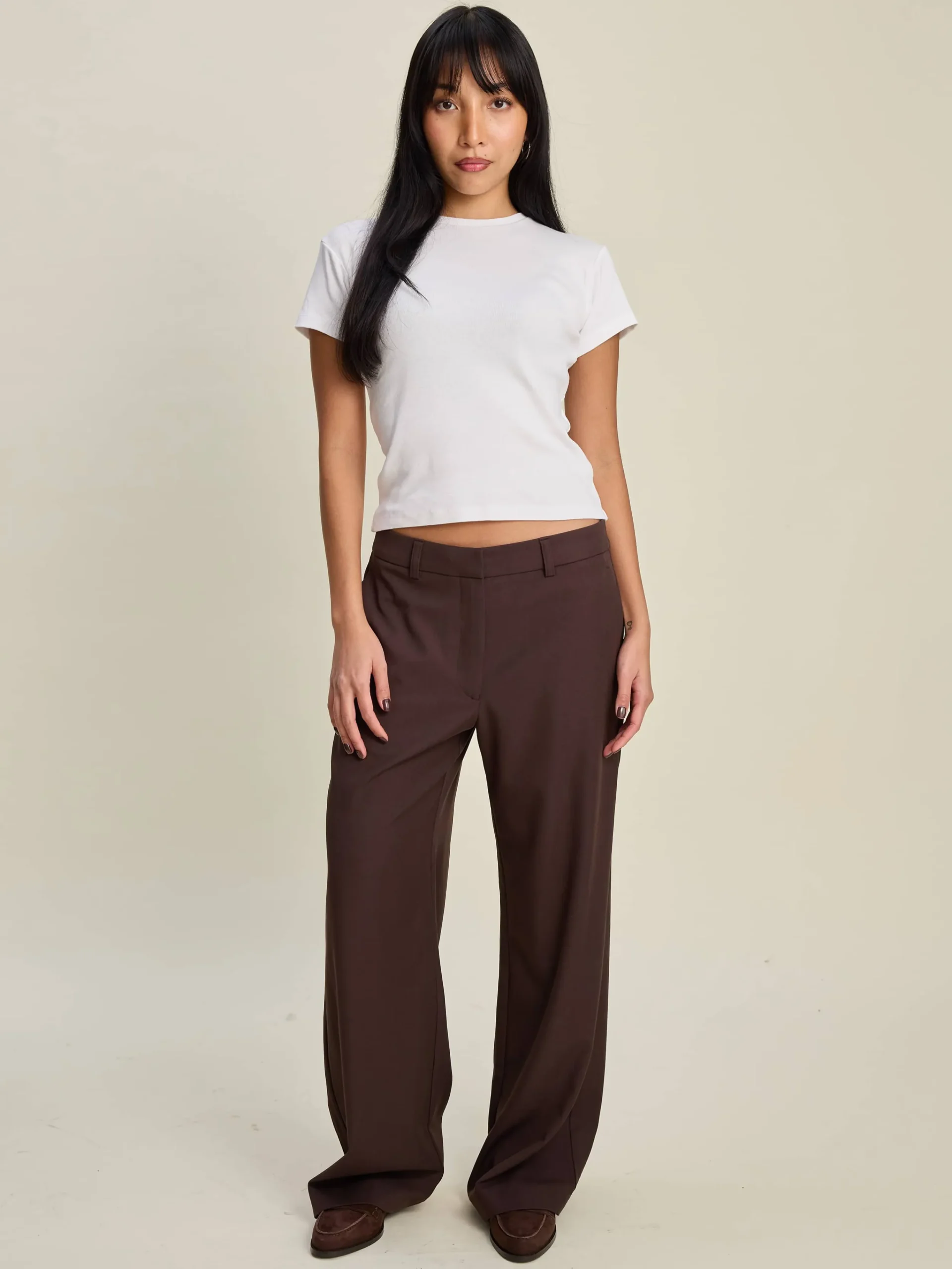 Djerf Avenue Everyday Pants Brown Sale