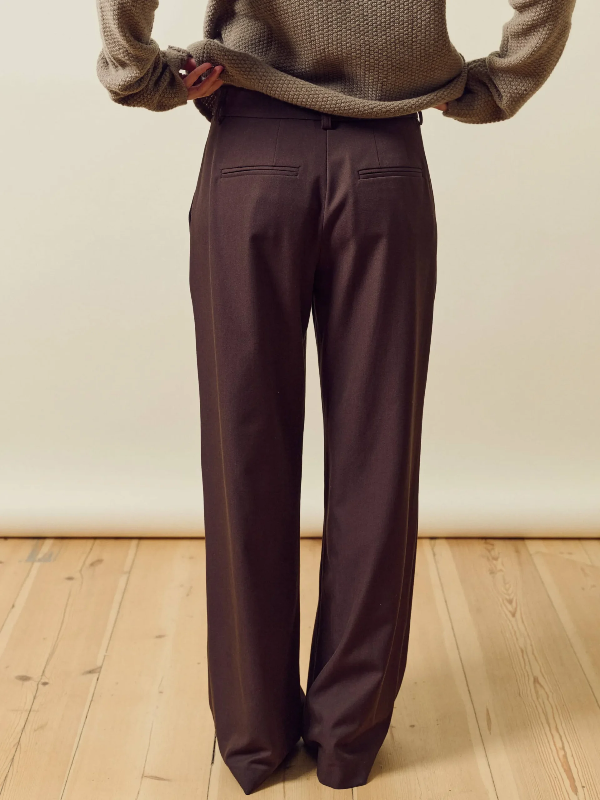 Djerf Avenue Everyday Pants Brown Sale