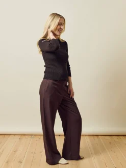 Djerf Avenue Everyday Pants Brown Sale