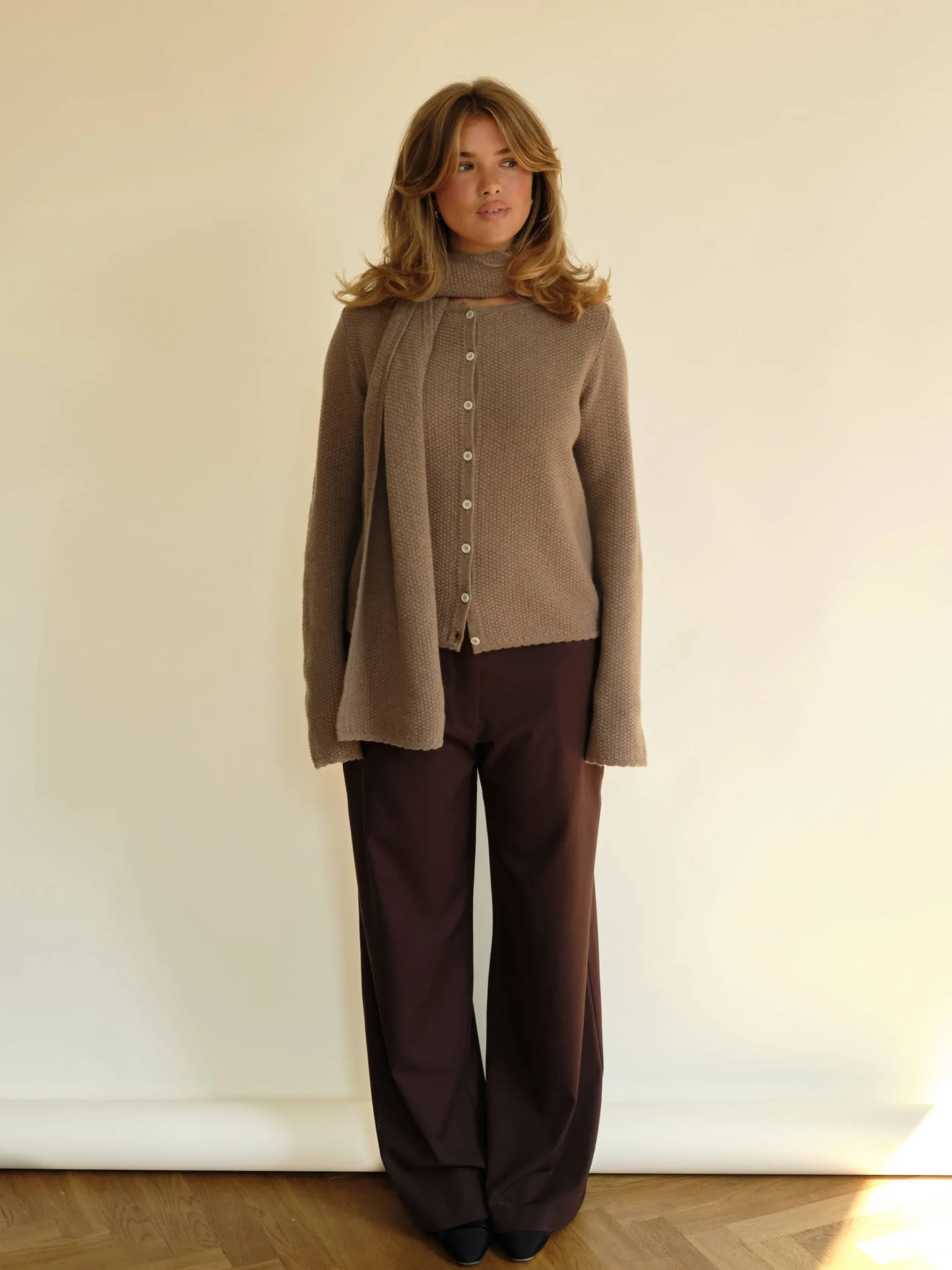 Djerf Avenue Everyday Pants Brown Sale