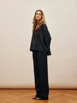 Djerf Avenue Favorite Pants Black - Tall Hot