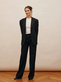 Djerf Avenue Favorite Pants Black - Tall Hot