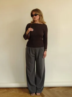 Djerf Avenue Favorite Pants Grey Online