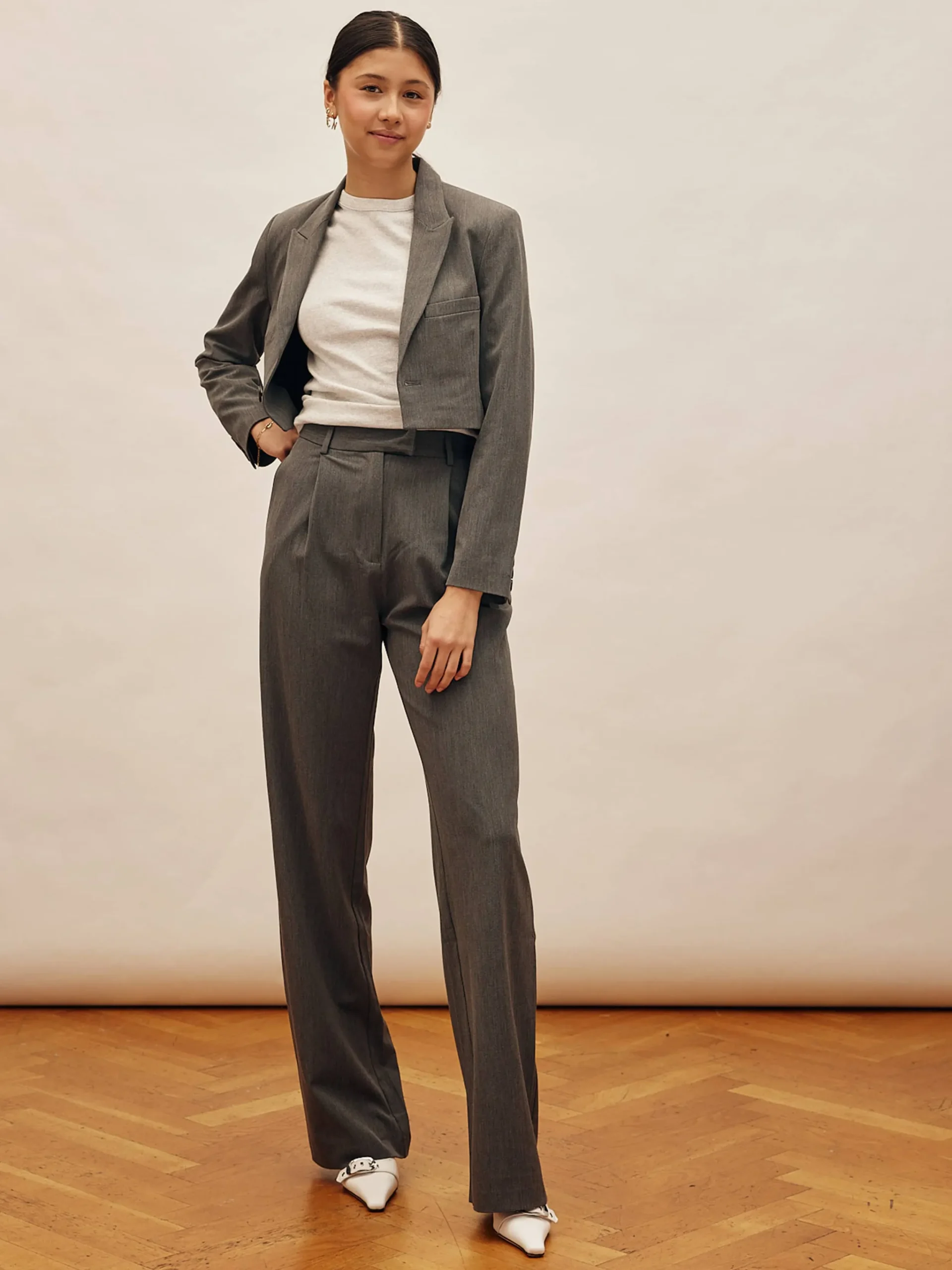 Djerf Avenue Favorite Pants Grey - Tall Best