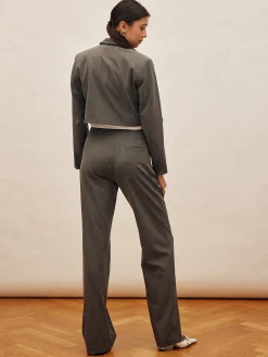 Djerf Avenue Favorite Pants Grey - Tall Best