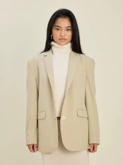 Djerf Avenue Forever Blazer Greige Discount
