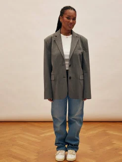 Djerf Avenue Forever Blazer Grey Online