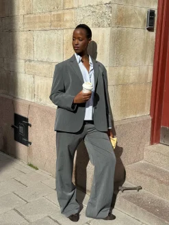 Djerf Avenue Forever Blazer Grey Online