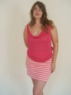 Djerf Avenue Garnet Top Pink New