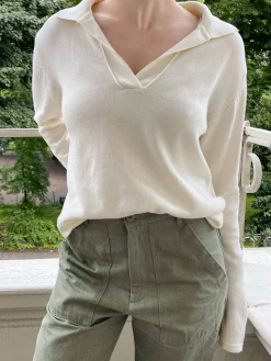 Djerf Avenue Getaway Top Cream Outlet