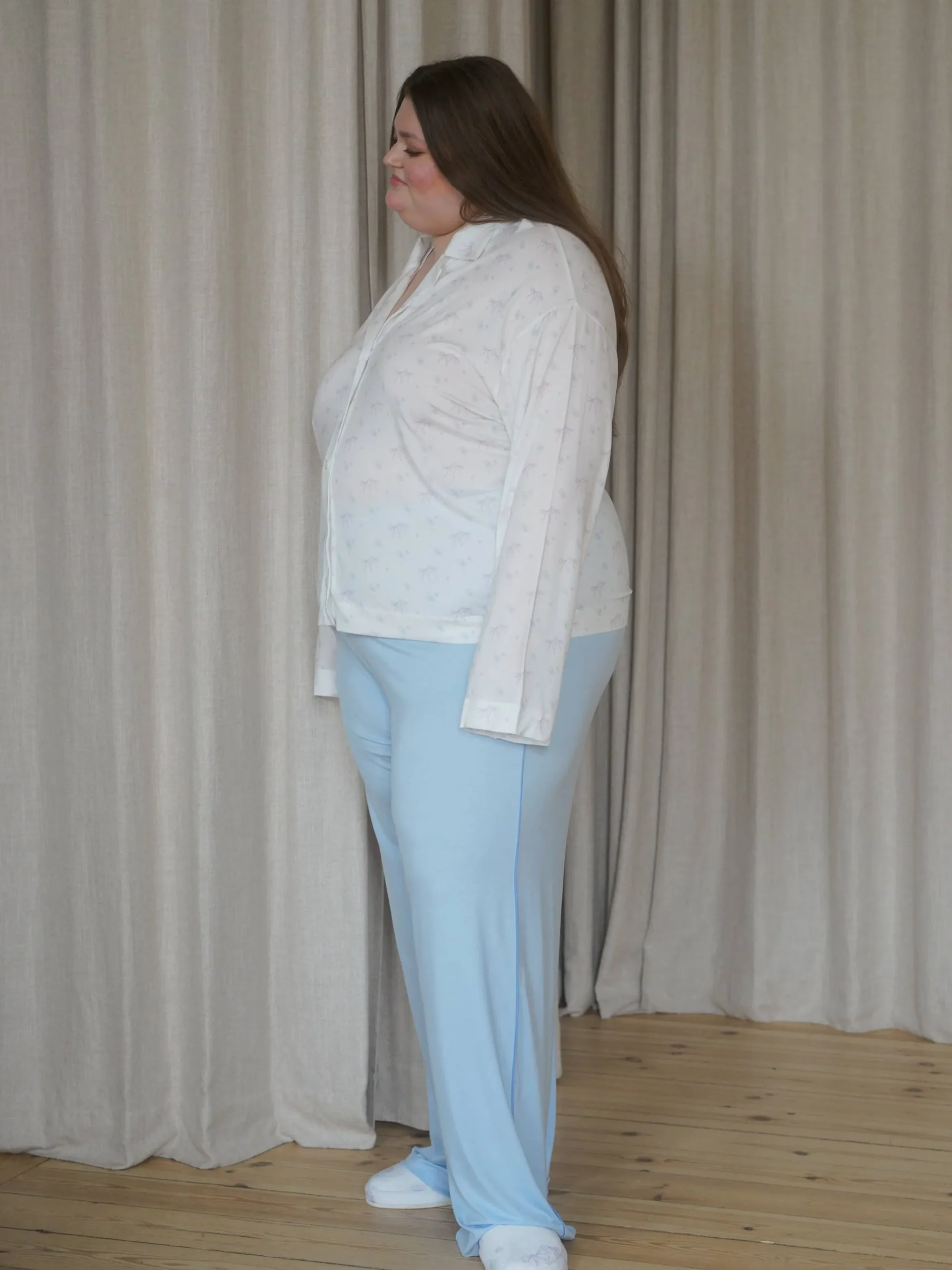 Djerf Avenue Go Slow Pants Blue Discount