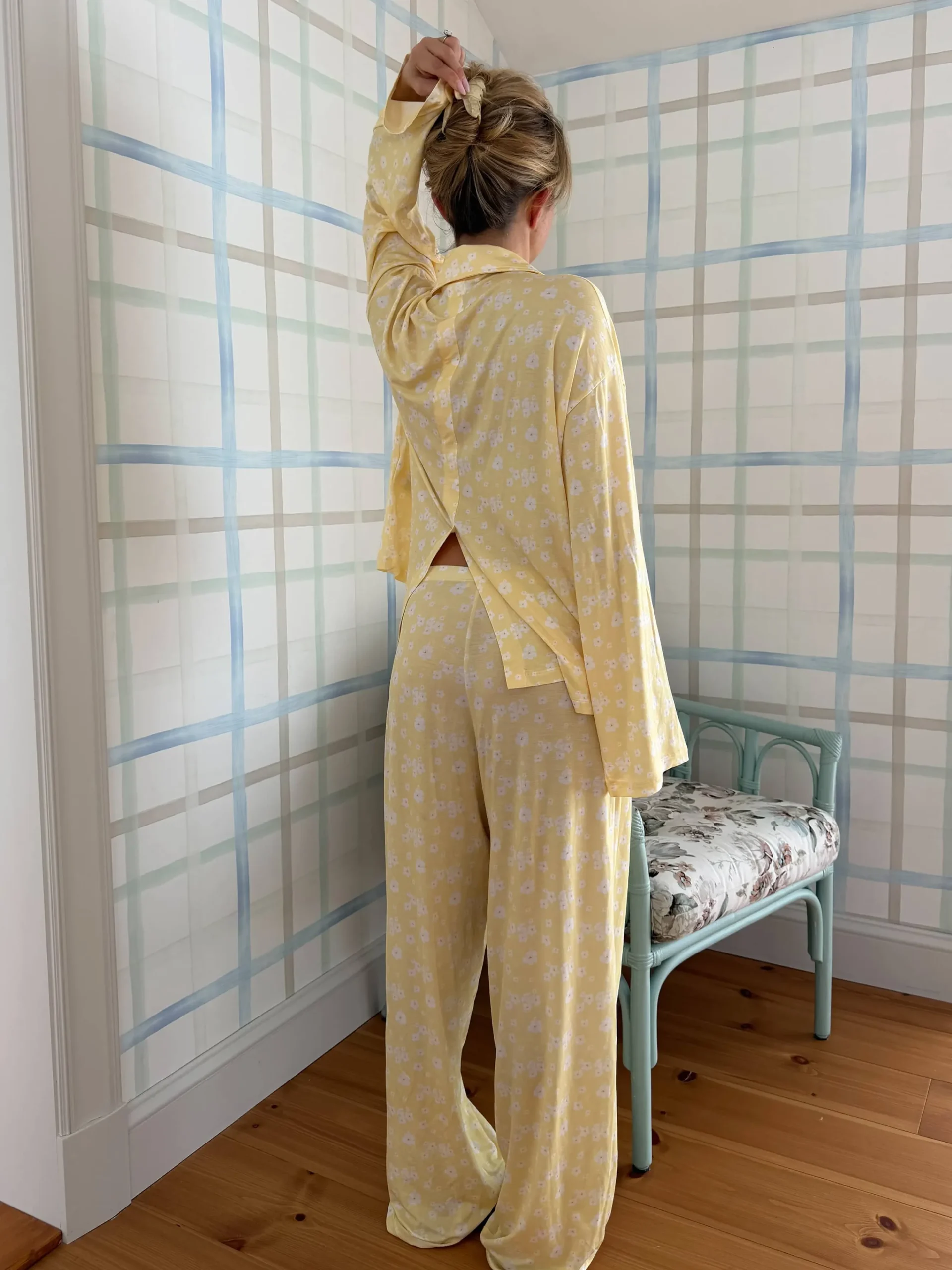 Djerf Avenue Go Slow Pants Lemon Cake Discount