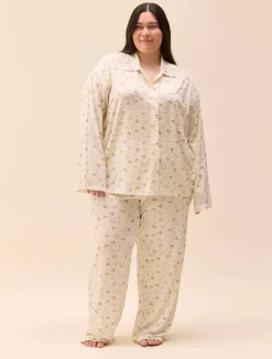 Djerf Avenue Go Slow Pants Marula Bloom Discount