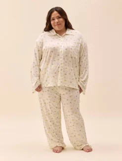Djerf Avenue Go Slow Pants Marula Bloom Discount