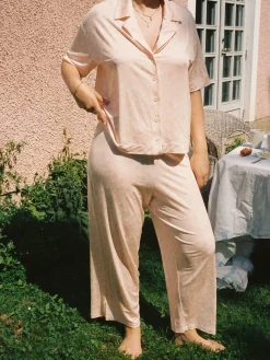 Djerf Avenue Go Slow PJ Ankle Pants Summer Treat Clearance