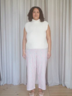 Djerf Avenue Go Slow PJ Ankle Pants Summer Island Sale