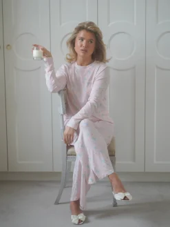 Djerf Avenue Go Slow PJ Ankle Pants Summer Island Sale
