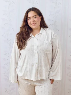Djerf Avenue Go Slow Shirt Lilac Dreams Clearance