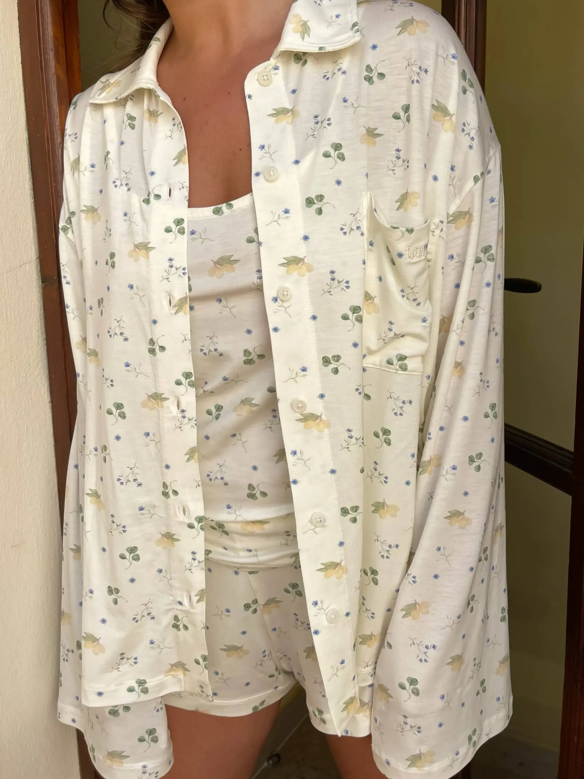 Djerf Avenue Go Slow Shirt Marula Bloom New