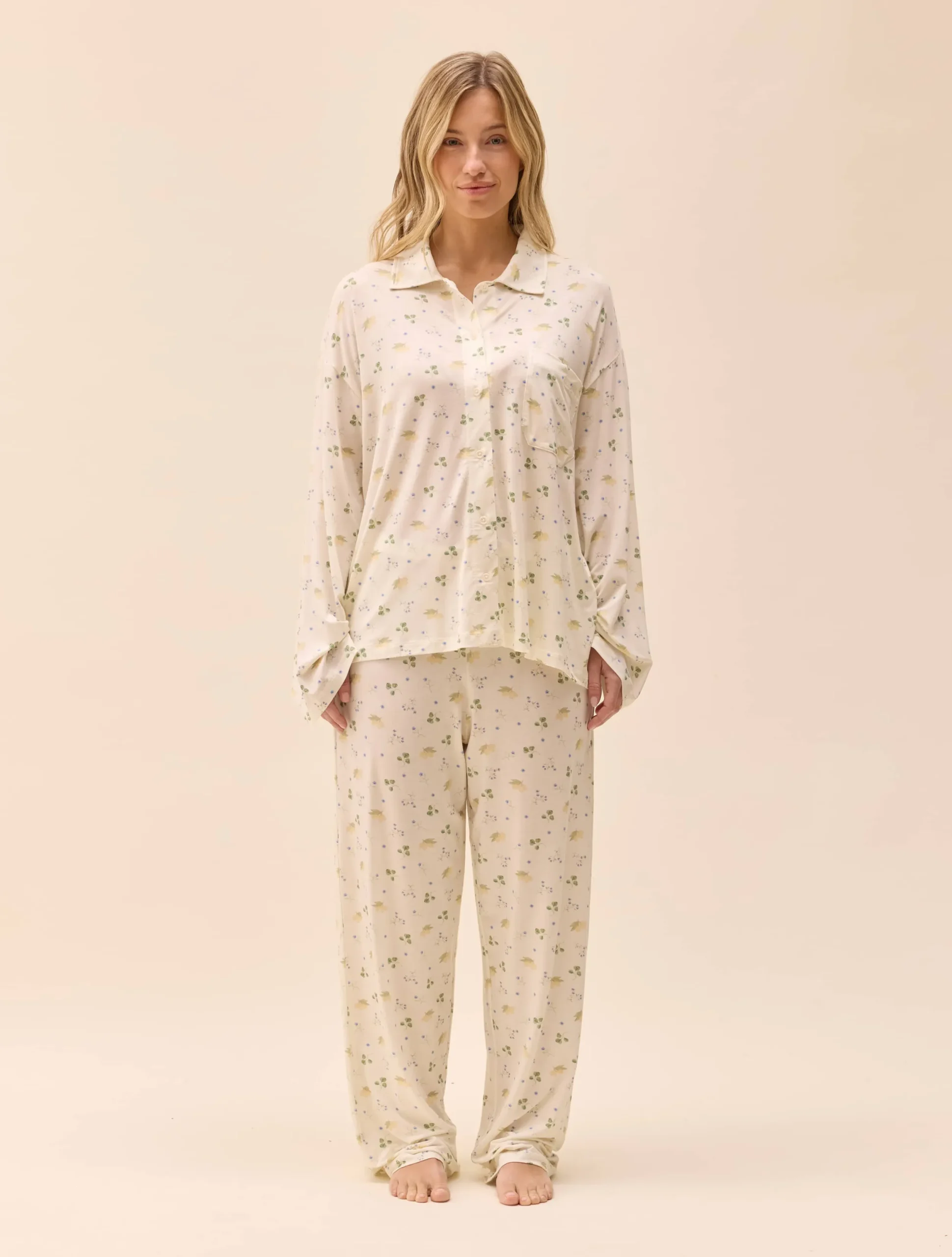 Djerf Avenue Go Slow Shirt Marula Bloom New