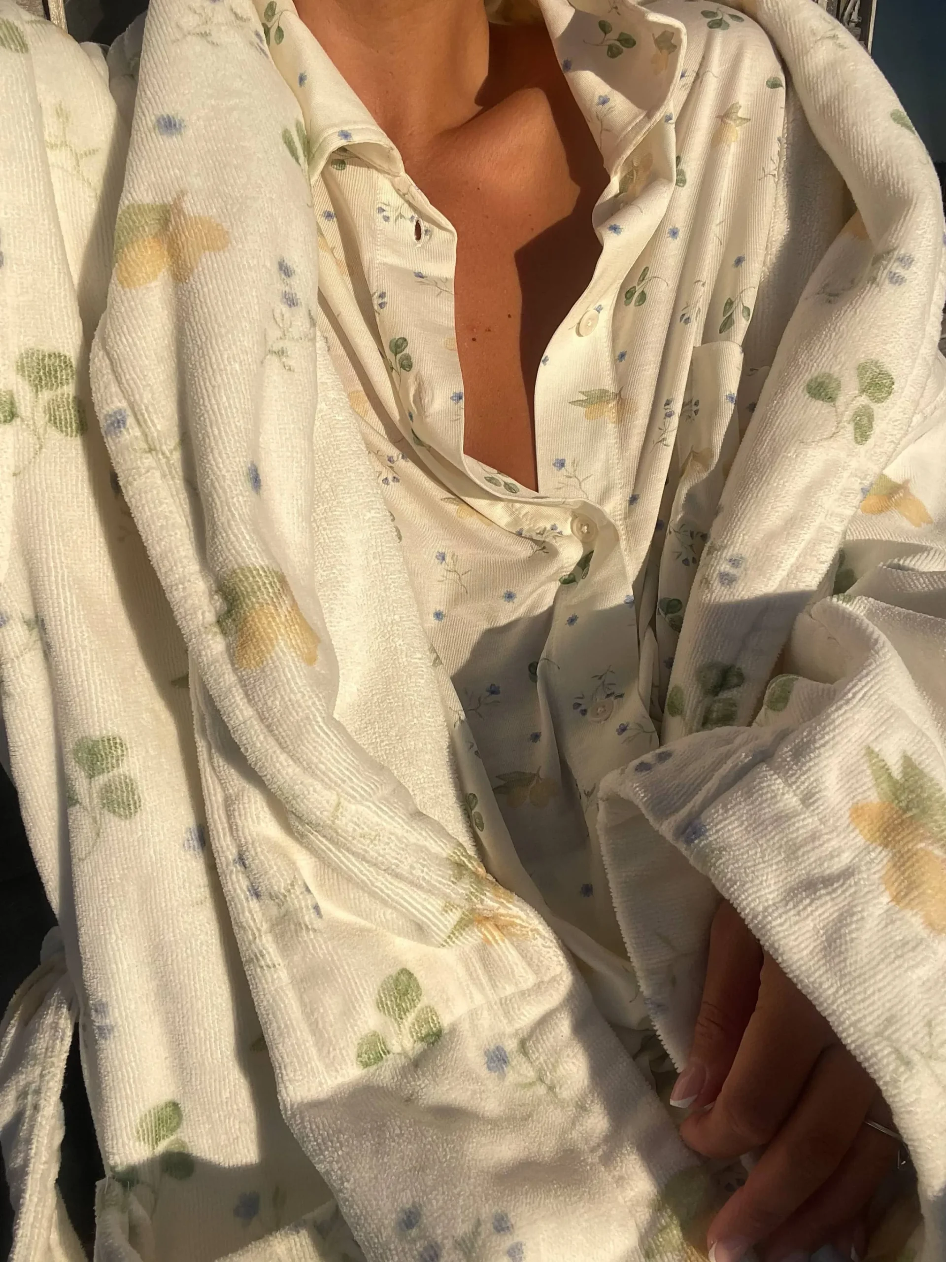 Djerf Avenue Go Slow Shirt Marula Bloom New