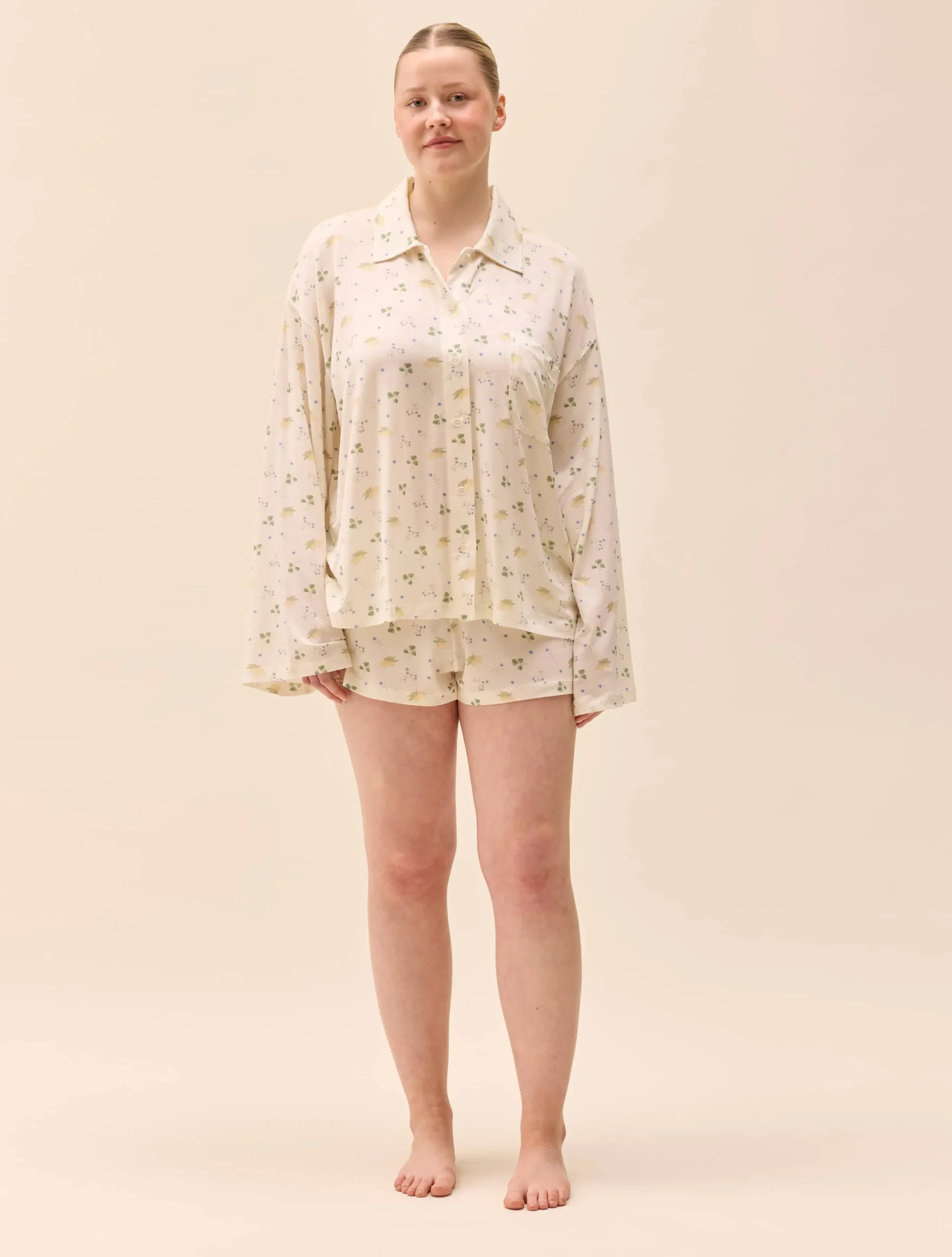 Djerf Avenue Go Slow Shirt Marula Bloom New