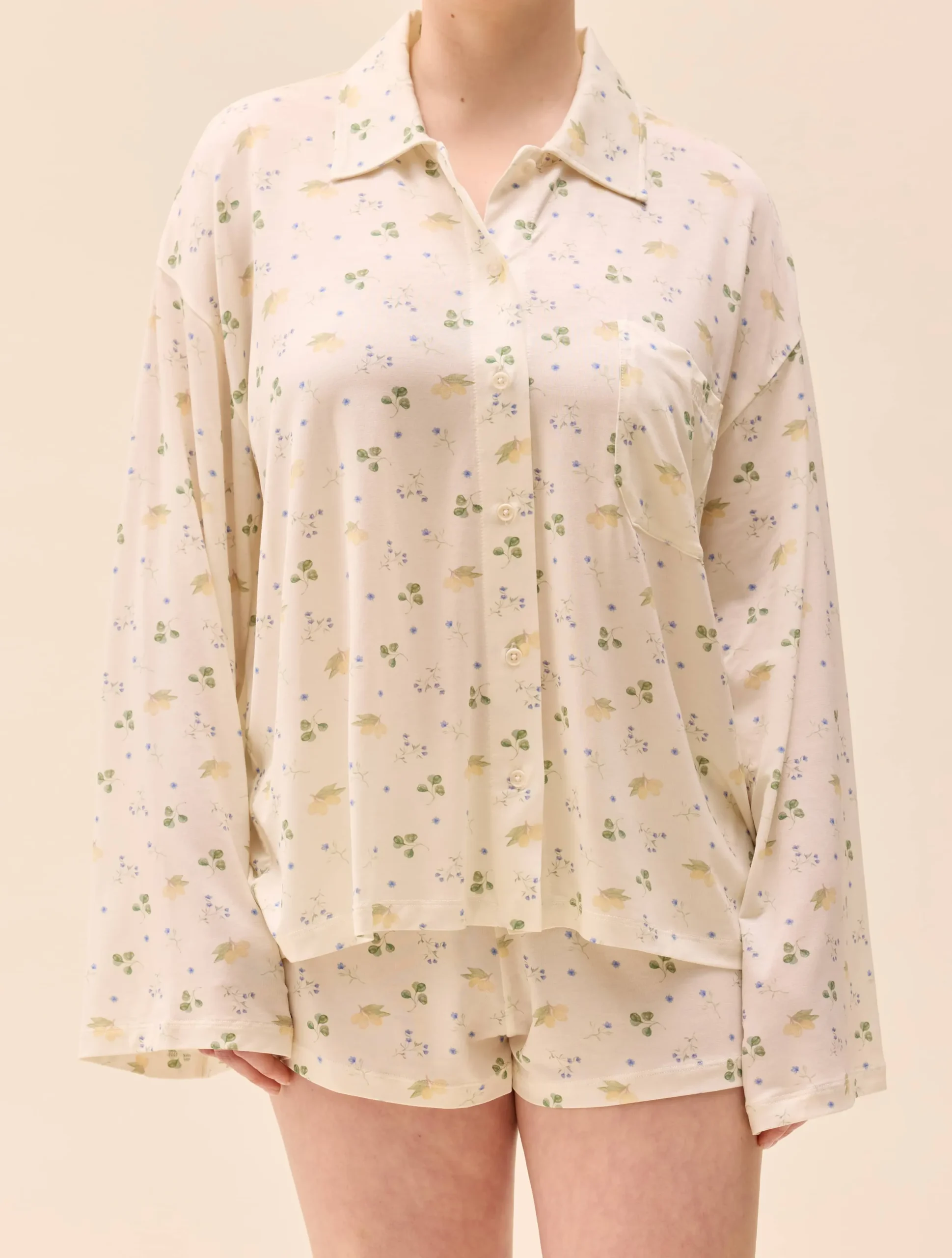 Djerf Avenue Go Slow Shirt Marula Bloom New