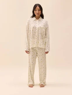 Djerf Avenue Go Slow Shirt Marula Bloom New