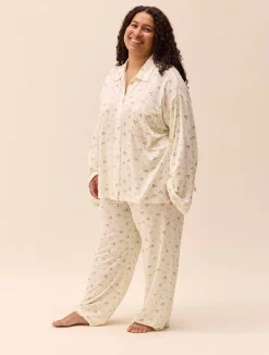 Djerf Avenue Go Slow Shirt Marula Bloom New