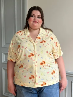 Djerf Avenue Go Slow Short Sleeve Top Fruit Sale