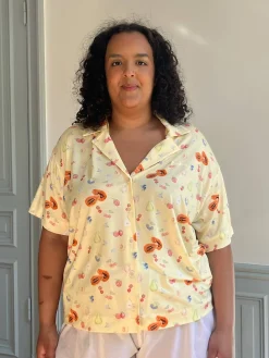 Djerf Avenue Go Slow Short Sleeve Top Fruit Sale