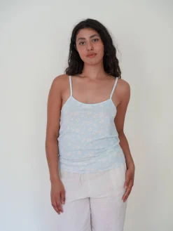 Djerf Avenue Go Slow Strap Top Dream Cake Clearance