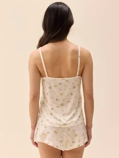 Djerf Avenue Go Slow Strap Top Marula Bloom Online