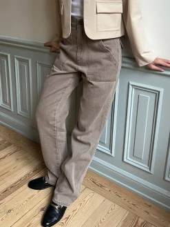 Djerf Avenue Go To Pants Brown Discount