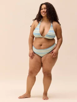 Djerf Avenue Halter Neck Bikini Top Slushy Popsicle Discount