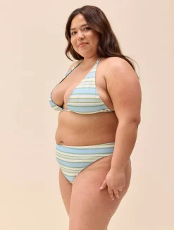 Djerf Avenue Halter Neck Bikini Top Slushy Popsicle Discount