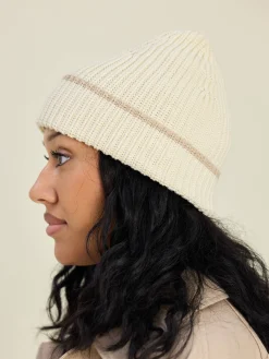 Djerf Avenue Knitted Beanie Creamy Oat Online