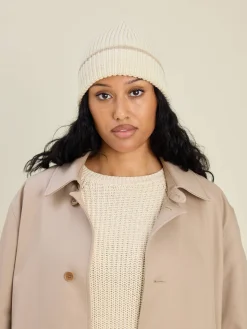 Djerf Avenue Knitted Beanie Creamy Oat Online