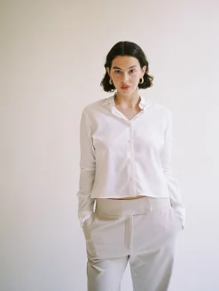 Djerf Avenue Little Shirt White Sale