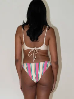 Djerf Avenue Matilda Satin Top Sand Castle