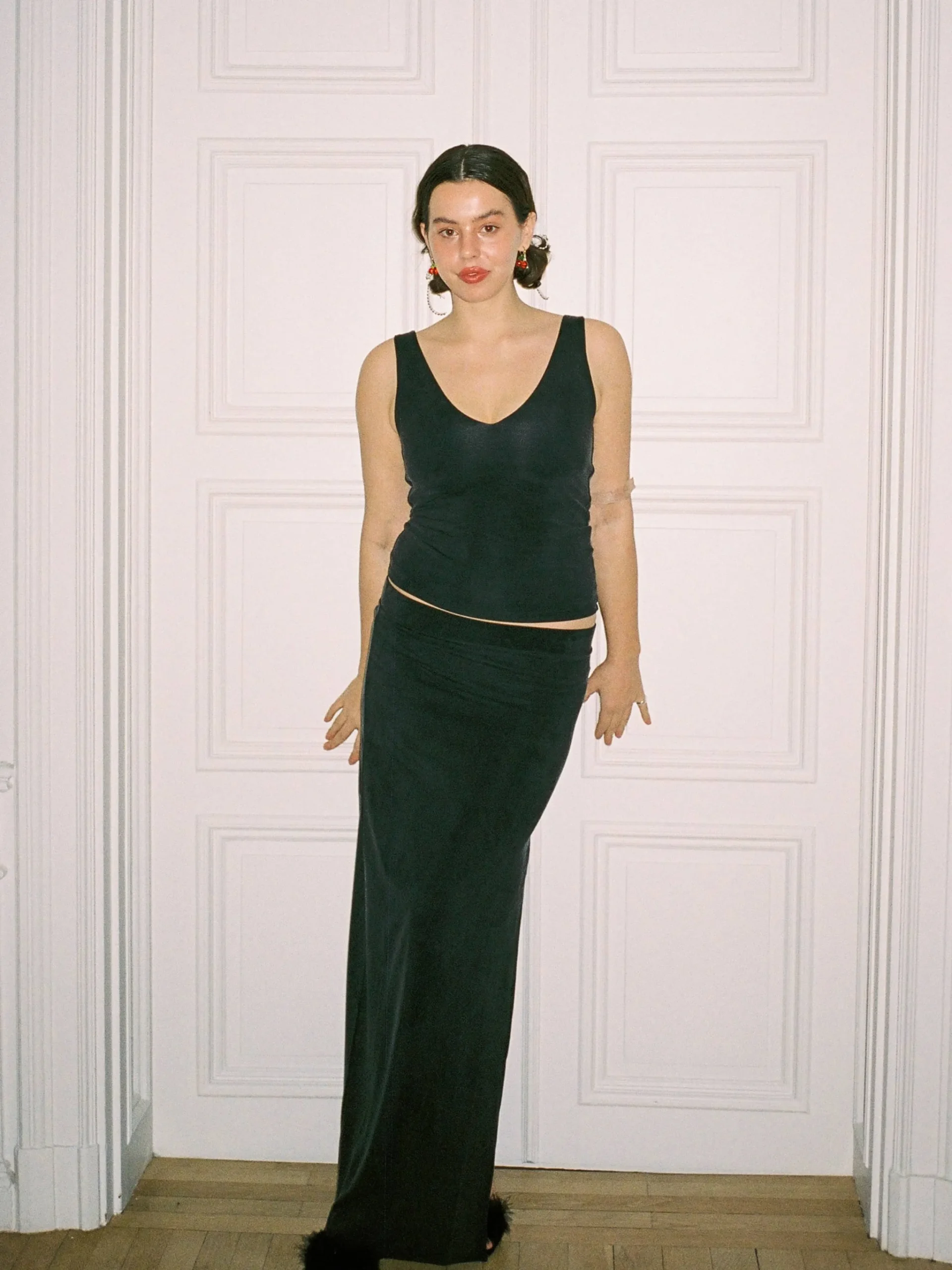 Djerf Avenue Midnight Skirt Ash