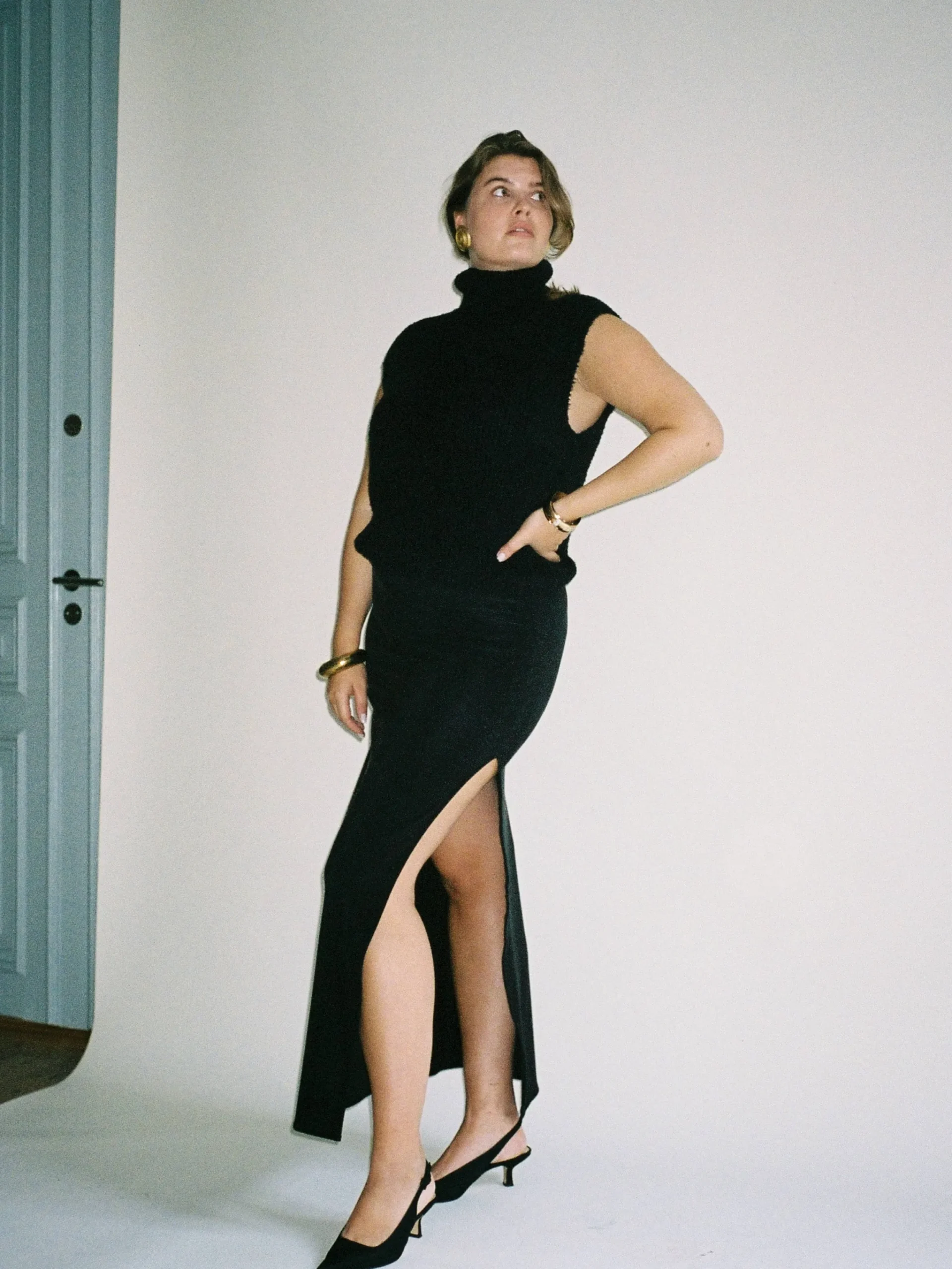 Djerf Avenue Midnight Skirt Ash