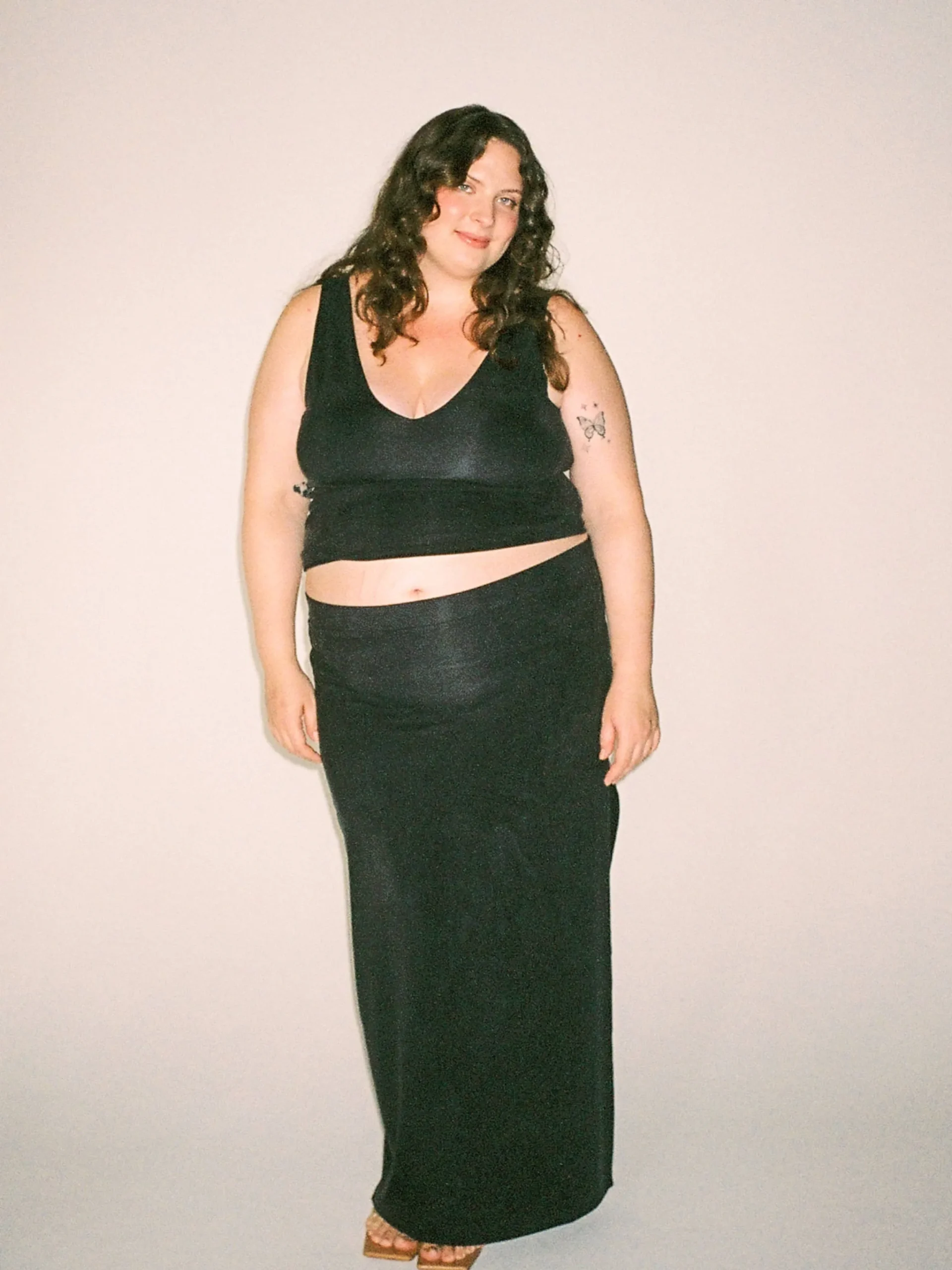 Djerf Avenue Midnight Skirt Ash