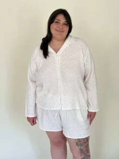 Djerf Avenue Muslin Shorts Summer Field Discount