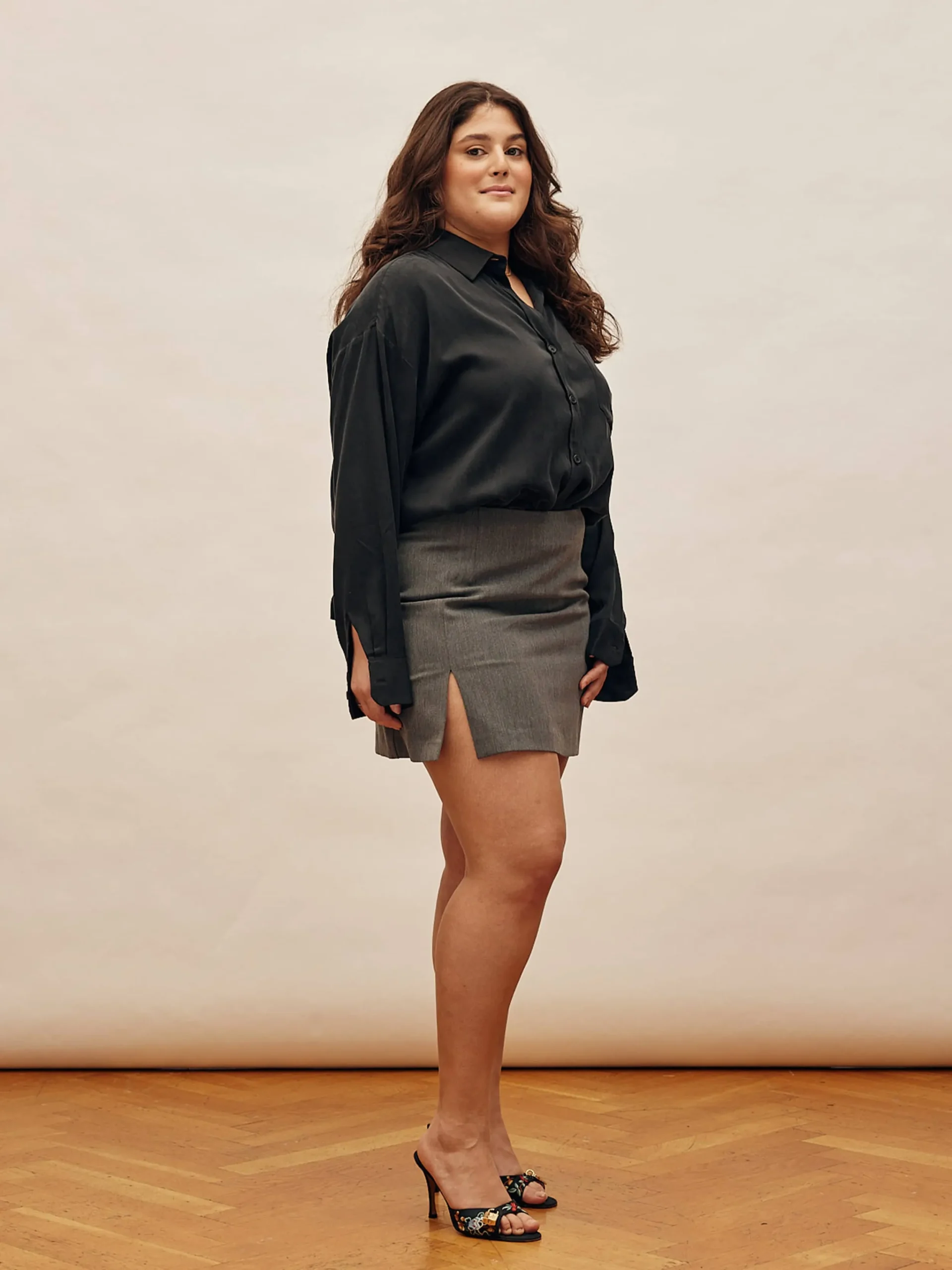 Djerf Avenue Must Have Mini Skirt Grey Sale