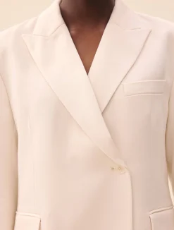 Djerf Avenue Occasion Blazer White Sale