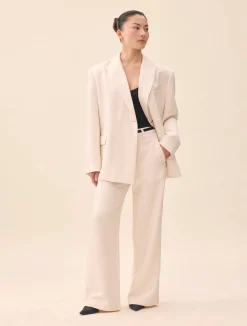 Djerf Avenue Occasion Pants White Discount