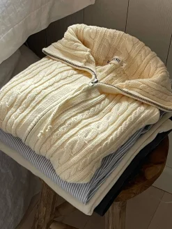 Djerf Avenue Ready Set Go Cardigan Cream Online