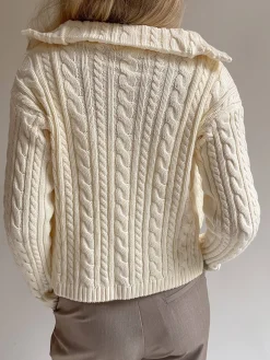 Djerf Avenue Ready Set Go Cardigan Cream Online
