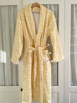 Djerf Avenue Robe Lemon Cake Clearance